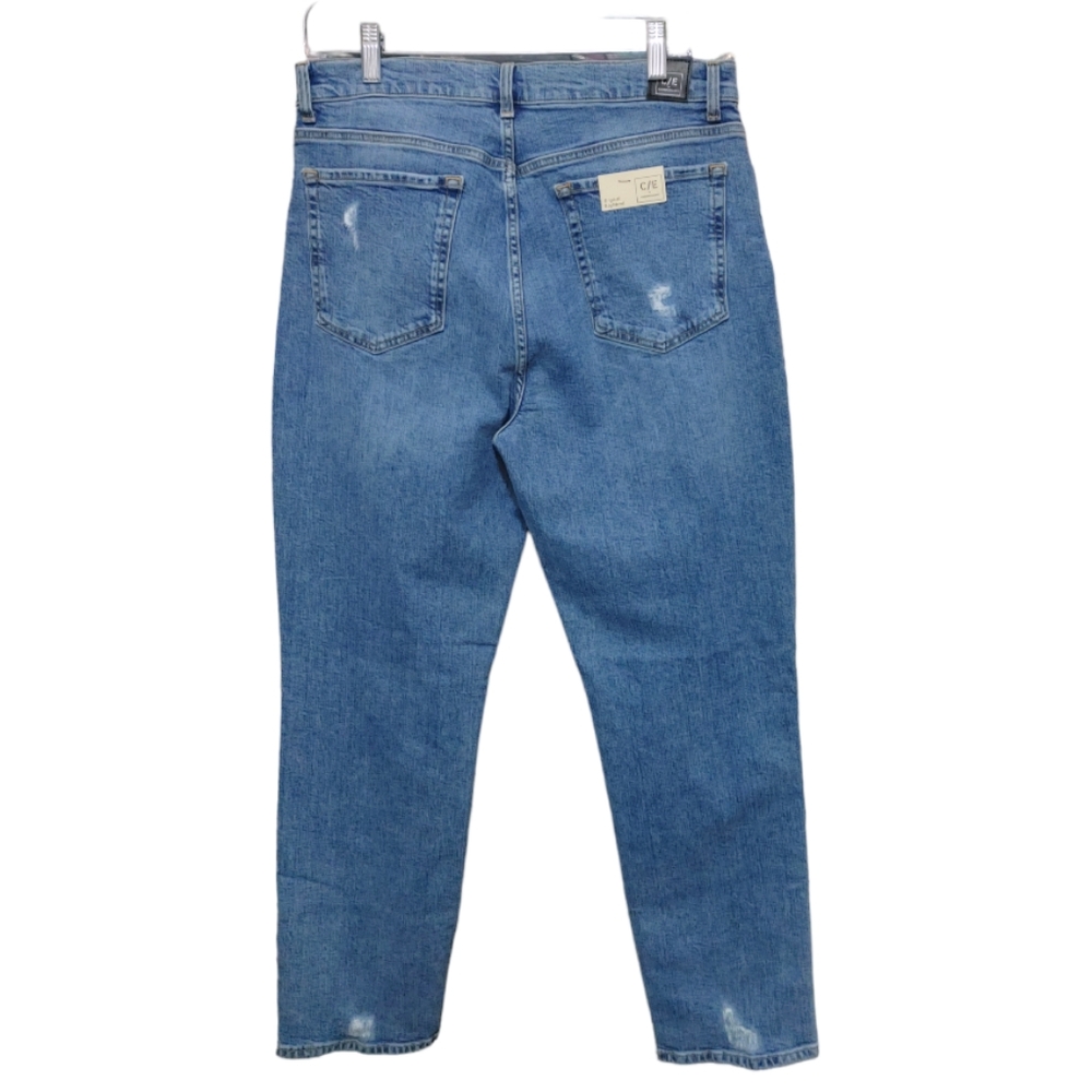 Current Elliott The Original Boyfriend Destructed Distressed Jeans Wendy Size 30 - Picture 7 of 15